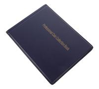 UPKOCH Blue Horizontal Insert Coin Collecting Album 240 Slots Commemorative Coin Storage Book for Collectors Currency Holder Folder