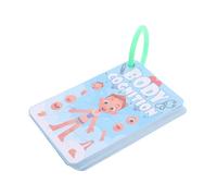 UPKOCH Body Recognition Flash Cards for Educational Paper Learning Cards with Pictures and Info Body Parts Safe Tear-resistant Material Interactive Plaything for Early Childhood