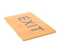 UPKOCH Braille Signs Blinder Supplies Acrylic Exit Label Sign with Raised Tactile Dots for Navigation and Safety Information in Malls and Public Spaces