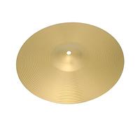 UPKOCH Brass Drum Cymbal Golden 12 Inch for Drum Kit for Sound Quality and Impact Resistance Metal Accessory Suitable for Jazz Drummers and Percussionists