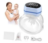 UPKOCH Breastfeeding Pump Double Electric Breast Pump Wearable Design Portable Silent Leak for Milk Extraction
