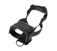 UPKOCH Breathable Nylon Dog Muzzle Anti-bite Anti-barking Adjustable Strap Pet Mouth Cover for Staffordshire Bull Terrier and American Bulldog Training Prevent Chewing