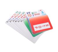 UPKOCH Bridge Bidding Cards PVC Clear Printing Standard Design Play Cards for Indoor Board Game Party Accessory Essential for Bridge Tournaments