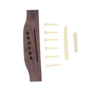 UPKOCH Bridge Peg Set for Guitar Saddle and Nut Includes String Nails for Acoustic Guitar Repair and Maintenance