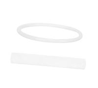 UPKOCH Buddhist Singing Bowl Mallet Set Sheepskin Head and White Ring Tibetan Sound Bowl Striker for Meditation and Chanting Portable Crystal and Mallet