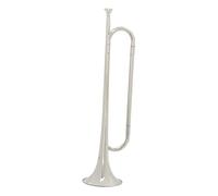 UPKOCH Bugle Trumpet for Students Silver Instrument Mouthpiece for Beginners and School Bands Enhanced Sound and Resonance