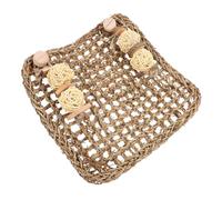 UPKOCH Bunny Scratch Board Wooden Grinding Claw Mat Anti-skid Small Pet Foot Pad for Rabbit Guinea Pig Cage Nail Care