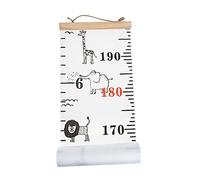 UPKOCH Canvas Growth Chart for Kids Height Measurement Wall Hanging Ruler 20x200cm East African Design Child Growth Chart for Nursery and Bedroom