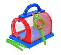 UPKOCH Capacity Insect Observation Cage for Lightweight Breathable Mesh Butterfly House with Magnifying Glass and Tweezers Portable Bug Collecting Kit for Outdoor Exploration and Learning