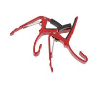 UPKOCH Capos with Quick Release Feature for Mandolin and Ukulele Aluminium Alloy Red 2pcs Practical Simple Design Suitable for Beginners and Experienced Players for Beginners and Experienced Players