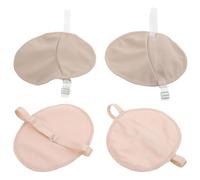 UPKOCH Carpe Antiperspirant Underarm Pads with Honeycomb Design and Shoulder Strap 4pcs Invisible Quick-dry Polyester Armpit Sweat Pads for Sweating Women and Men Suitable for Hot