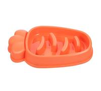 UPKOCH Carrot Shaped Pet Bowl for Dogs Cats Slow Feeder Promotes Healthy Eating during Mealtime at Home