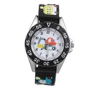 UPKOCH Cartoon Digger Watch Comfortable Student Wristwatch for Boys Learning Easily Black