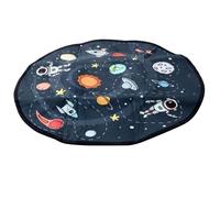 UPKOCH Cartoon Polyester Playmat Rug for Bedroom and Party, Easy to Clean and Maintain, Non-slip round Carpet Mat for Childrens Nursery Decor and Living Room