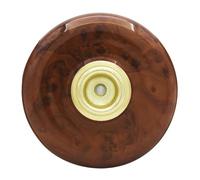 UPKOCH Cello Stopper Pad Anti-Slip Floor Protector for Cello Players Brown 9.4 X 9.4 X 1.95 CM Portable Lightweight for Playing on Stage Or at Home