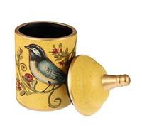 UPKOCH Ceramic Canister for Tea and Candy Storage Airtight Kitchen Pot Lid Decorative Jar for Home Use Versatile Container for Tea Leaves Sweets