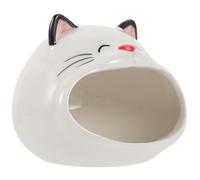 UPKOCH Ceramic Hamster Hideout Decorative Pet House for Cooling and Resting All Season Comfortable Playground for Hamsters Gerbils and Mice Safe and Entertaining Hideaway