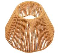 UPKOCH Chic Light Accessory Brown Iron Lampshade Suitable for Table Lamp Decoration with Stylish Appearance