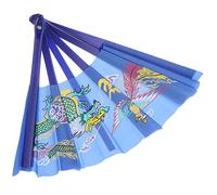 UPKOCH Chinese Style Tai Chi Fan Folding Handheld Performance Fan for Kung Fu Dance and Sports Portable Compact Design with Dragon Phoenix Pattern Women