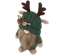 UPKOCH Christmas Gnome Doll with Deer Horn Soft Forest Theme Tabletop Decoration Cozy Handmade Home Centerpiece for Holiday Aesthetic Display