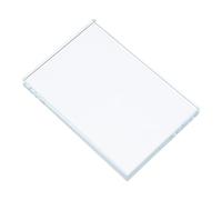 UPKOCH Clear Square Glass Paperweight Heavy Decorative Paperweight for Sewing Calligraphy and Painting Portable Transparent Crystal Block for Office Desk Dressmaking Accessories