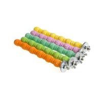 UPKOCH Colorful Bird Perch Stand Durable Grinding Pole for Parrots Cockatiels Parakeets Lovebirds Small Birds Cage Play and Nail Care Random Color