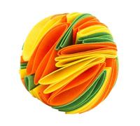 UPKOCH Colorful Pet Dog Sniff Ball Chewing for Puppies Slow Feeder Enrichment Interactive Plaything for Healthy Teeth and Boredom Relief