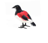 UPKOCH Colorful Simulated Butcher Bird Figurine for Garden and Home Decoration Artificial Feathered Bird Craft for Desktop Plants Trees and Outdoor Ornaments