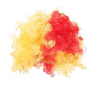 UPKOCH Country Flag Themed Afro Wig Party Supply Fake Hair Decorative Clown Wig Multi-function