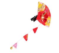 UPKOCH Creative Cherry Blossom Tassel Hair Clip Hair Accessory for Women, Cotton Linen Suitable for Daily Wear and Festival Party Hairstyles