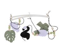 UPKOCH Crib Bell Mobile Butterfly Girl Animals Ceiling Hanging Rattles Toys Bedroom Bed Bell Crib Toys Hanging Decor