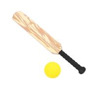 UPKOCH Cricket Plaything Set for Outdoor Sports with Wood Texture and Backyard Game Kit for Parent Interaction and Skill Training