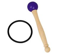 UPKOCH Crystal Singing Bowl Mallet with Purple Rubber and Colored Rubber Ball Tibetan Bowl Mallet Stick for Percussion Accessory for Meditation and Sound