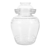 UPKOCH Cucumber Jar Chinese Fermenting Pot 2.5 Litre Korean Clay Pot Can Vegetable Glass Vessels with Lid Fermentation Can Jars Made of Glass Kimchi Tank Brew China