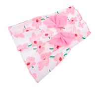 UPKOCH Cute Dog Summer Sundress Lightweight Floral Dress for Small Dogs Breathable Pet Outfit for French Bulldogs Dachshunds Design Durable Colorfast