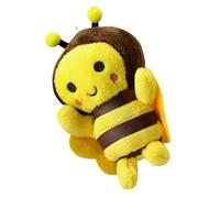 UPKOCH Cute Plush Bee Pendant Keychain Adorable Bee Doll Charm for Bags and Backpacks Soft Key Ornament for Collecting All Occasions