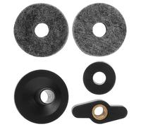 UPKOCH Cymbal Stand Repair Kit with Plastic Sleeve, Felt Pads and Wing Nut for Drum Set Maintenance, Cymbal Mounting Bracket Accessory Suitable for Drumset Users