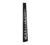 UPKOCH Decorative Ebony Violin Floral Inlay Fretboard Replacement for Violin Neck Unique Design and Fine Workmanship for Musicians