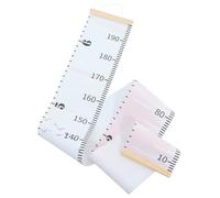 UPKOCH Decorative Hanging Height Growth Chart Ruler for Cartoon Style Wall Measuring Chart in Wood Fabric for Nursery and Wall Decor