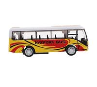 UPKOCH Diecast Metal Pull Back Airport Bus Vehicle for Mini Racing Car with Unique Stylish Design Friction Powered Party Favor and Pinata Filler