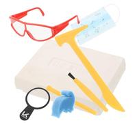 UPKOCH Dinosaur Digging Kit for Educational Excavation with Tools Fine Motor Skills Training Hand-eye Coordination Development Creative Paleontology Science Play
