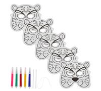 UPKOCH DIY Inflatable Animal Balloon Mask for Blank Party Masks for Painting Masquerade Accessories Halloween Carnival Costume Decor Reusable Craft for Boys