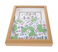 UPKOCH DIY Mahjong Tile Photo Frame with Wooden and Resin Materials, Versatile Decoration and Creative Design for Desktop Use, Present for Birthdays and Craft Enthusiasts