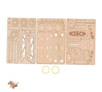 UPKOCH DIY Wooden Catapult Model Kit Educational Stem Assembly for Boys and Simple to Assemble Scale Model with Natural Wood Material Science Learning Project for Family and School