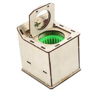 UPKOCH DIY Wooden Washing Machine for Science Experiment Project Safe Educational Assembly Kit for Preschool Boys and Stimulates Practical and Problem-solving Skills Birthday