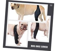 UPKOCH Dog Leg Brace and Knee Black m Size, Puppy Post Surgery Protective Sleeve for Injured Foreleg and Leg, Pet Knee Wrap for Recovery and Injury Prevention
