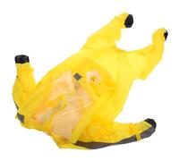 UPKOCH Dog Poncho Raincoat with Hood Reflective Lightweight Rain Jacket for Small Dogs Full Coverage Puppy Clothes for Outdoor Activities and Bad Weather Protection