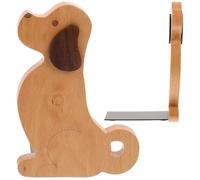 UPKOCH Dog to Puppy Shape Wooden 2pcs Book Bookends Decorative Stand Holder Simple Design Display Store and for Office Library Desktop Documents