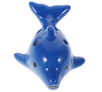 UPKOCH Dolphin-shaped Ceramic Ocarina Educational Toy for Boys and Girls Sea Animal Music Instrument Beginners Flute Portable Musical