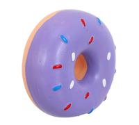 UPKOCH Donut-shaped Talking Dog Toy Tough Latex Chew Toy for Medium Puppies Interactive for Teething and Playtime
